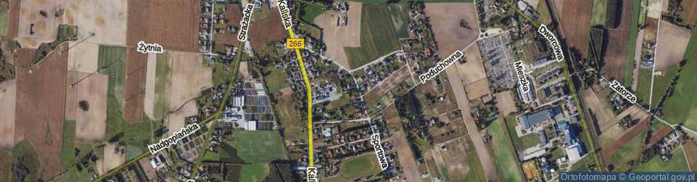 Zdjęcie satelitarne Tenisowa ul.